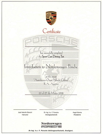 Sport Driving Course Test Porsche